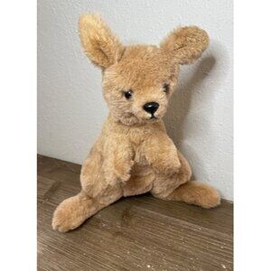 Vintage Kangaroo Plush Stuffed Animal Carnival Toy Classic Nostalgic Animalcraft